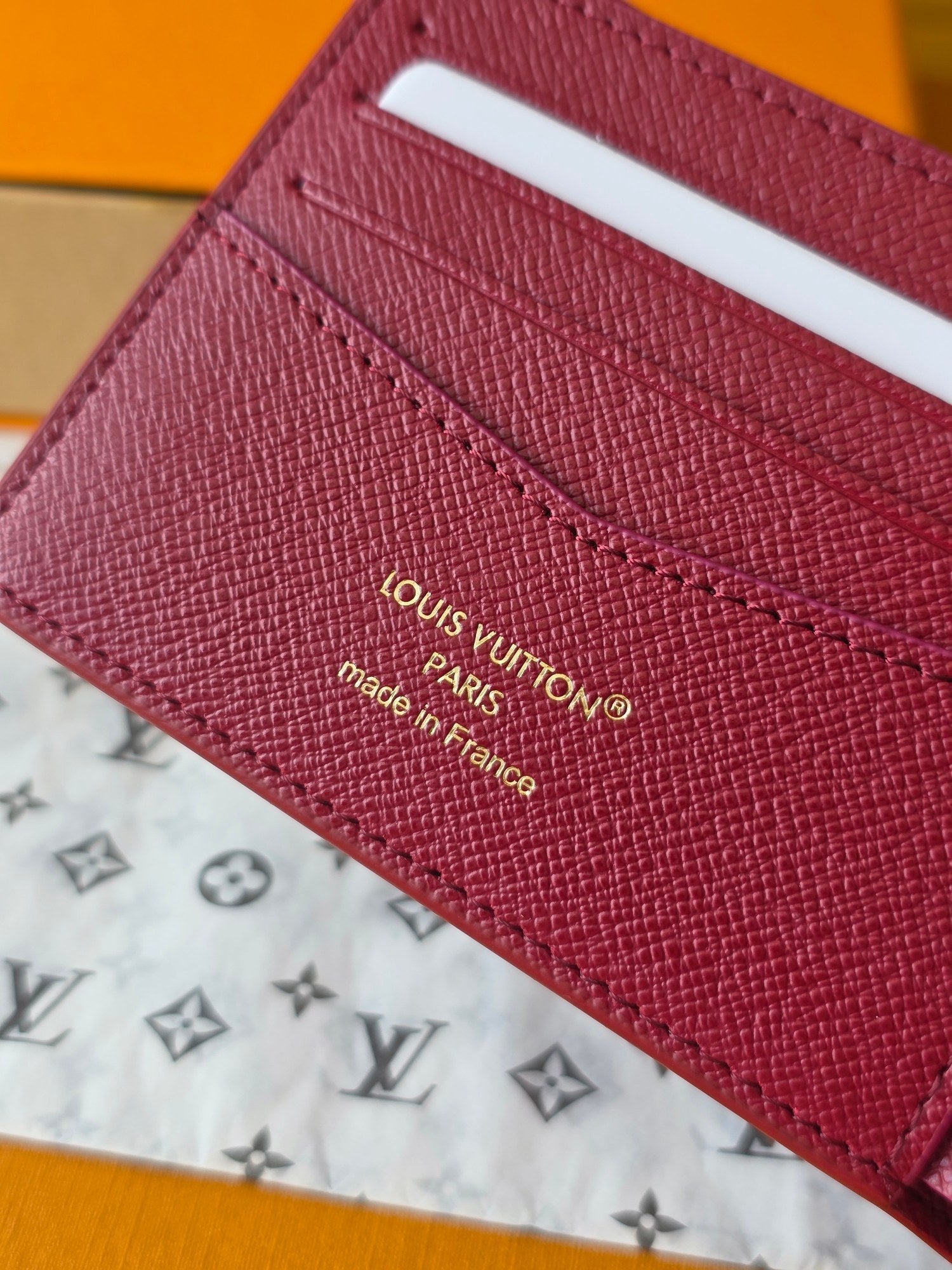 LV M25795 Multiple Wallet Red Black Cowhide mysite