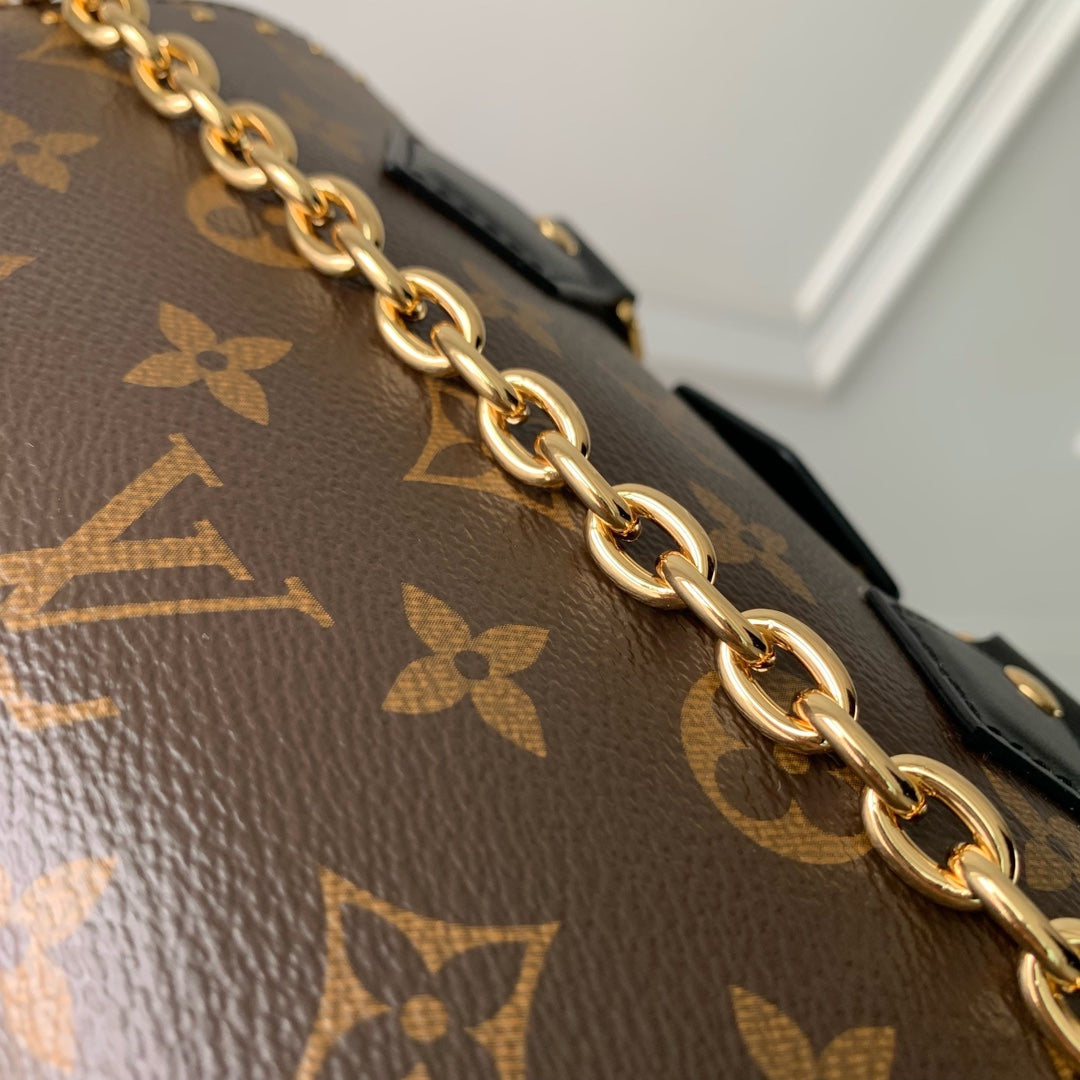 Lv Speedy Trunk 20 Black Brown Monogram mysite