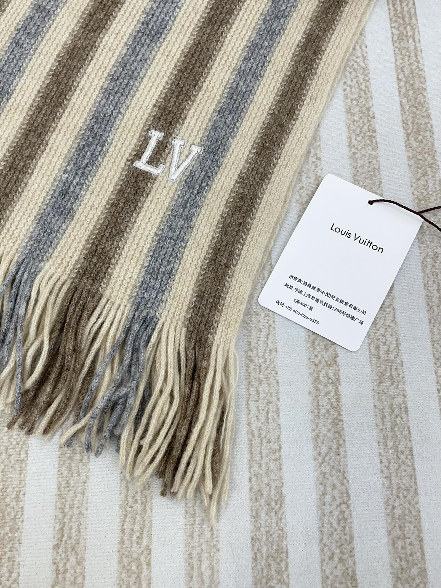 KNITTED SCARF 180 CM IN COLORFUL CASHMERE 388178 mysite