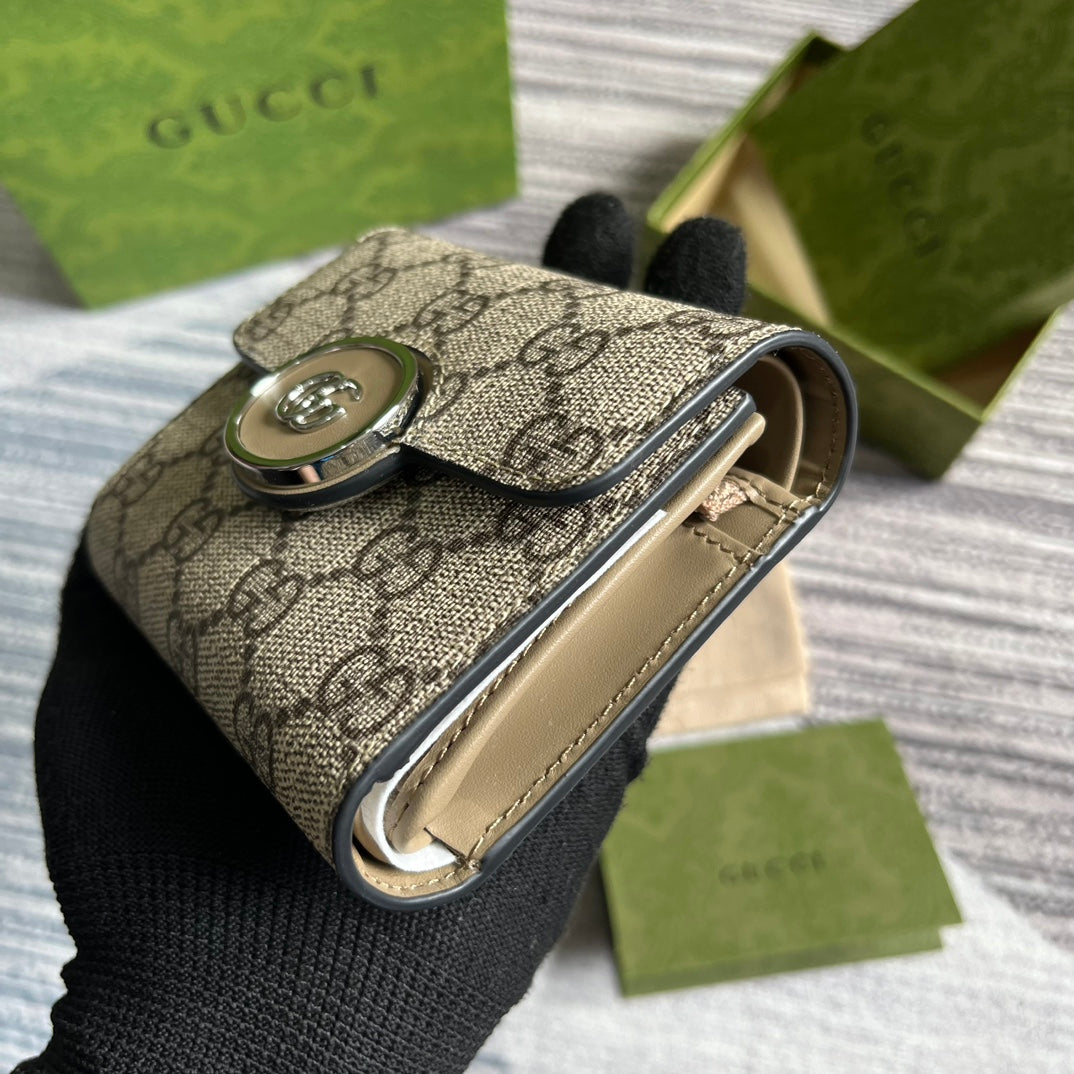 MINI WALLET 11 IN BEIGE MIX BROWN CANVAS mysite