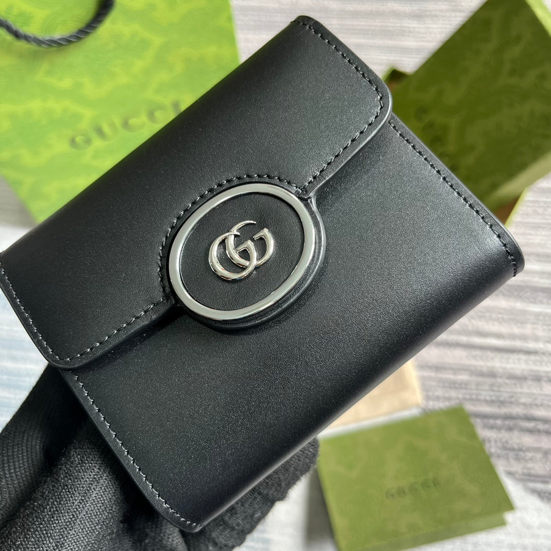 MINI WALLET 11 IN BLACK CALFSKIN mysite