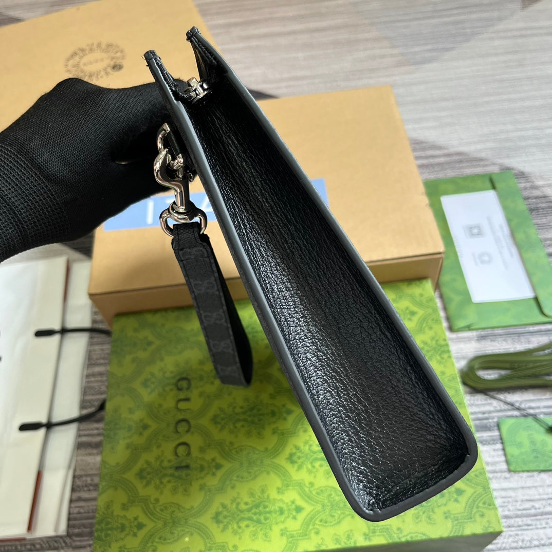 NEO VINTAGE 26 GG SUPREME POUCH IN BLACK CANVAS mysite