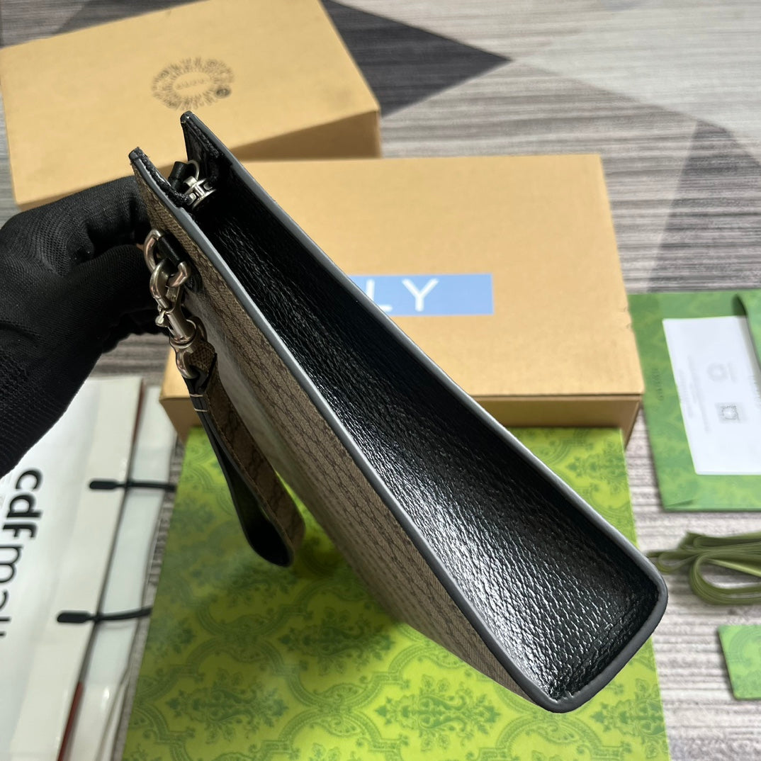 NEO VINTAGE 26 GG SUPREME POUCH IN BEIGE AND EBONY CANVAS mysite