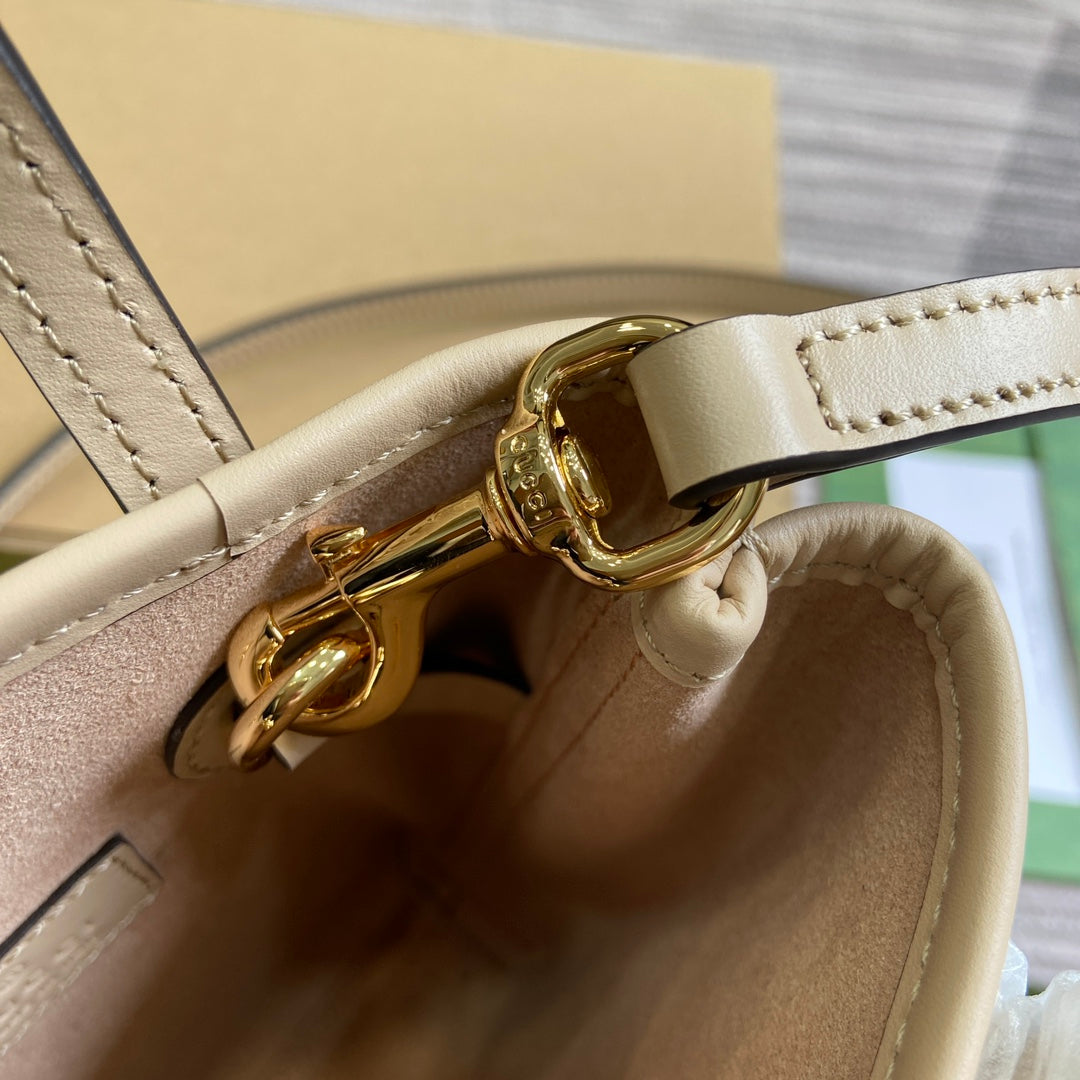 GG 20 SUPER MINI BAG WITH STRAP IN BEIGE CALFSKIN mysite