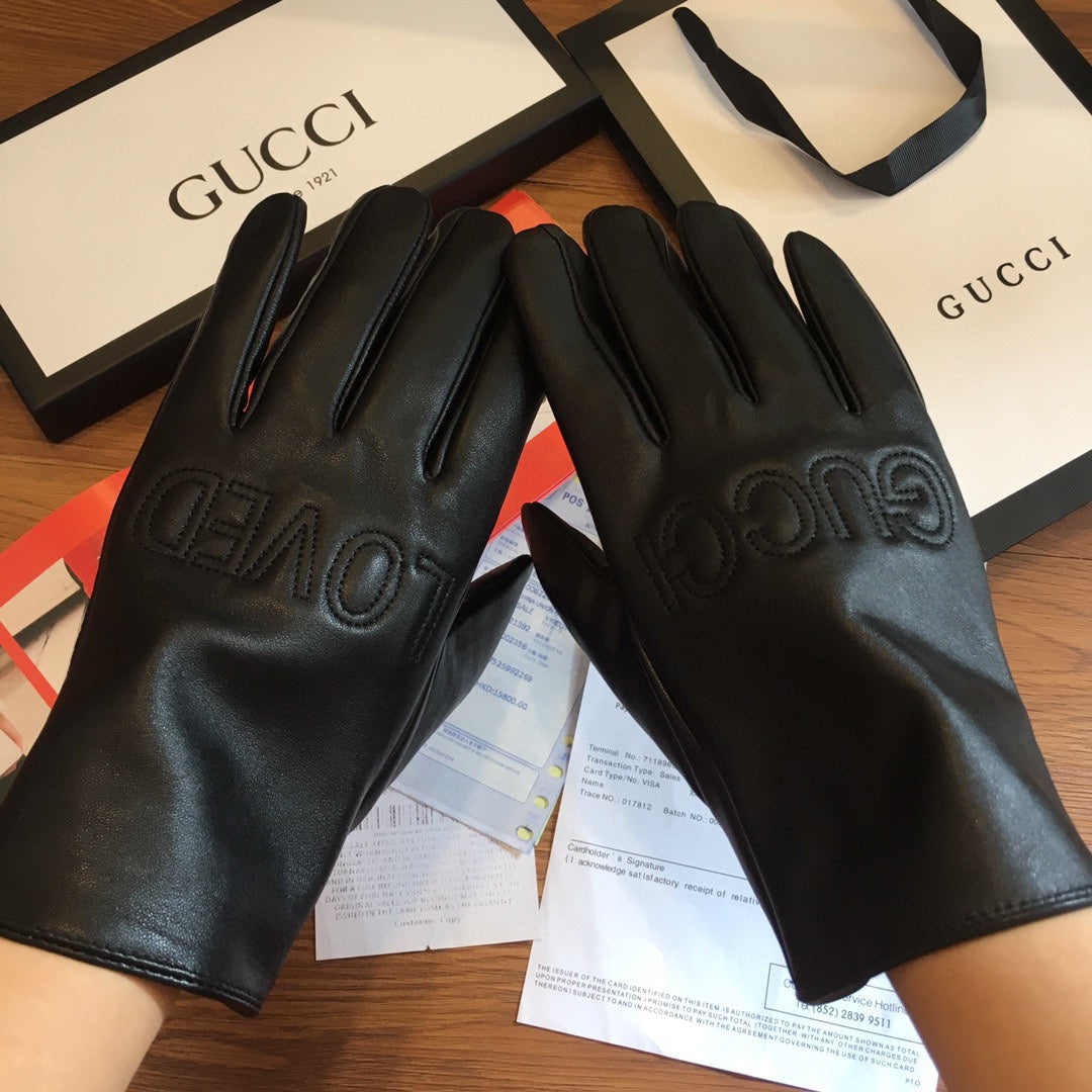 TOUCHSCREEN LAMBSKIN GLOVES BLACK WITH WOOL LINING 409346 mysite