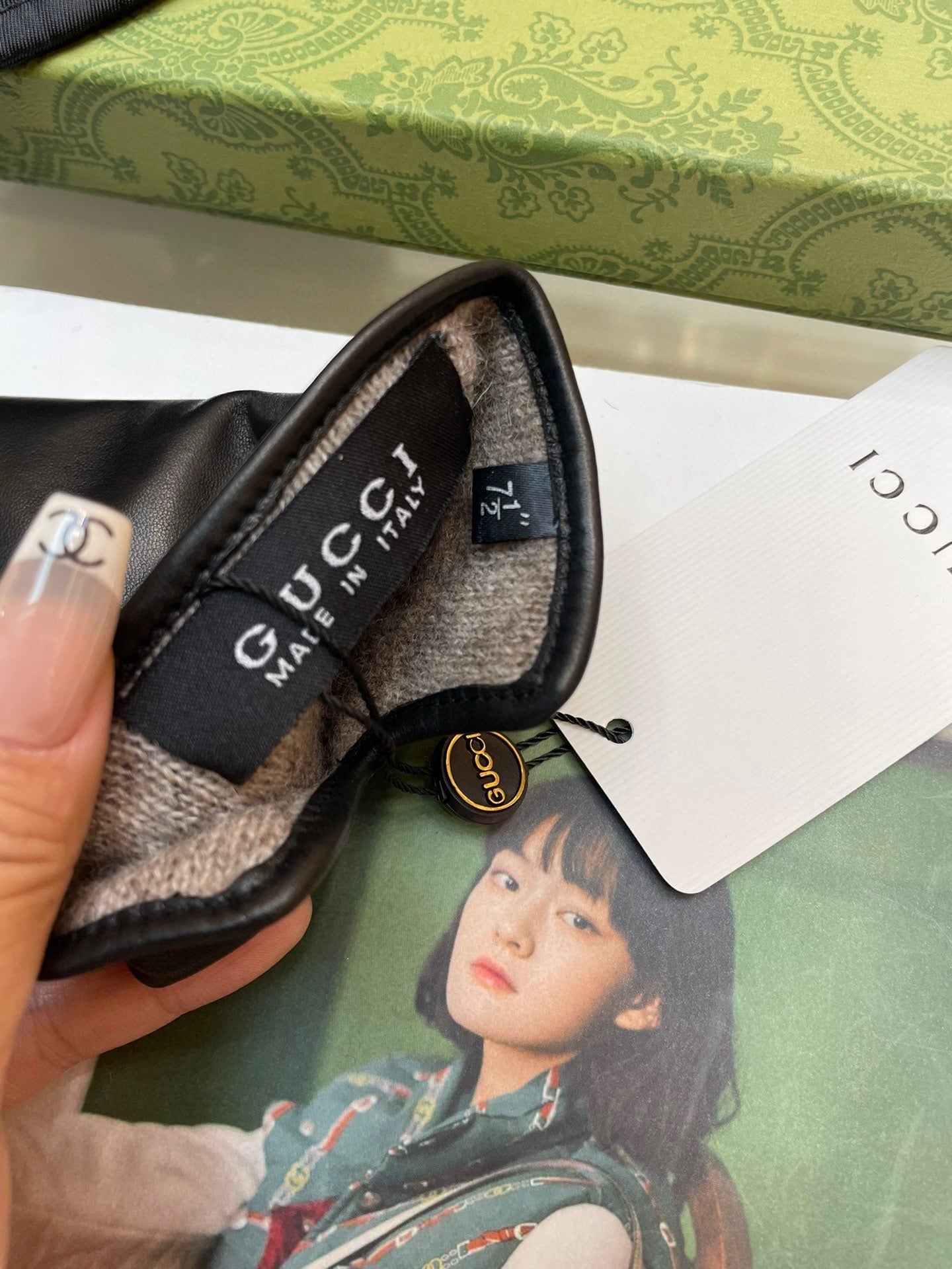 GLOVES IN BLACK SHEEPSKIN WITH CASHMERE LINING 432595 mysite