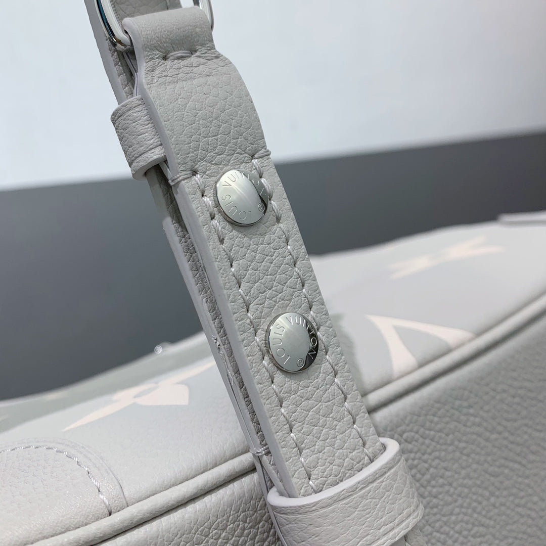 LV Boulogne Brume Gray Monogram Cowhide 205491 mysite