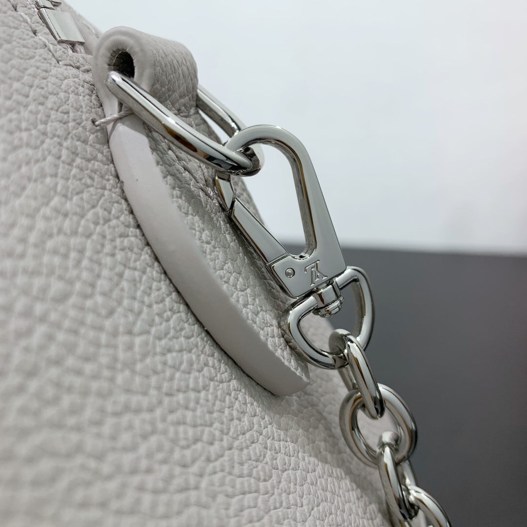 LV Speedy Bandouliere 20 Brume Gray Monogram Empreinte Leather 205495 mysite