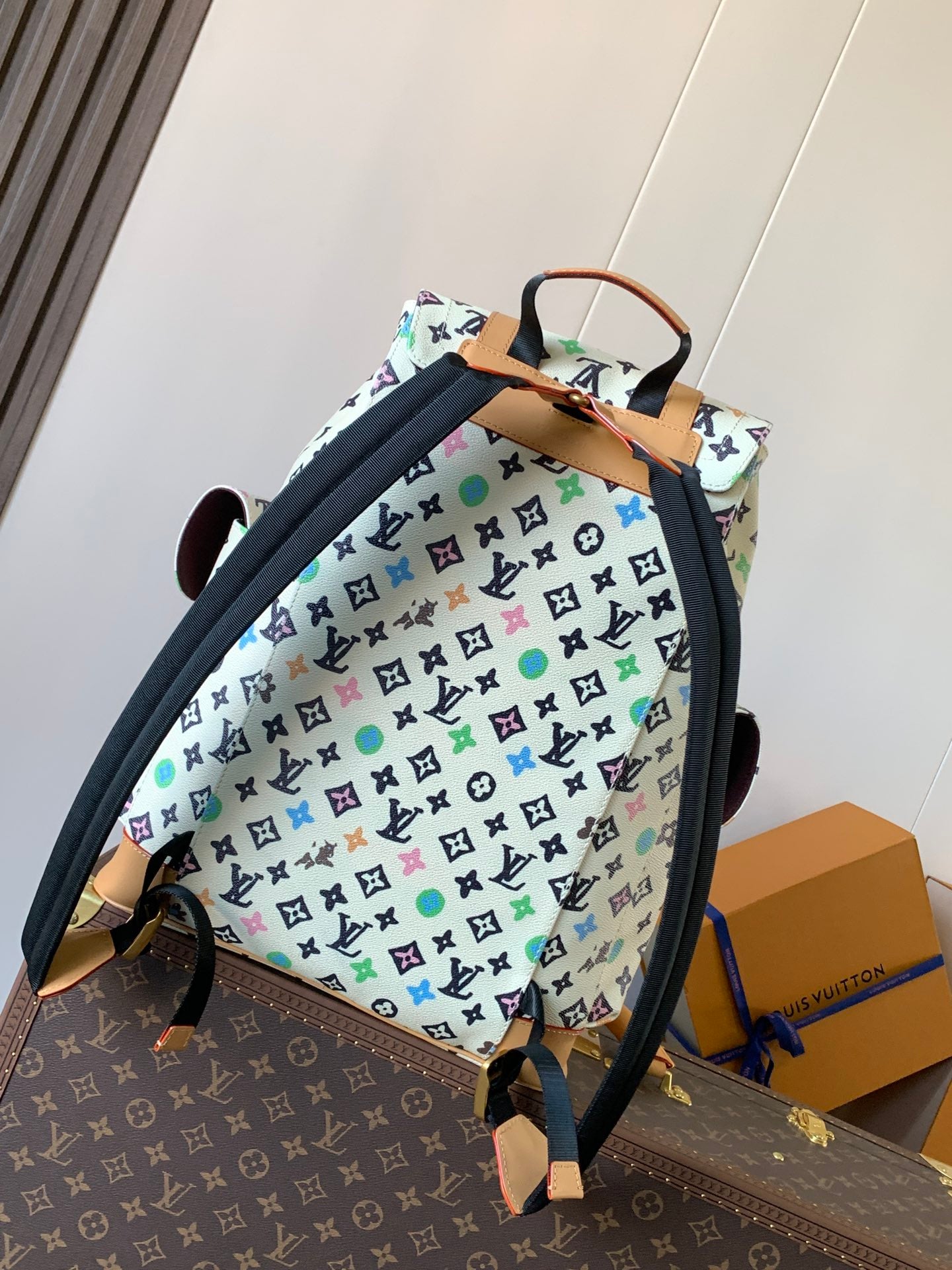 LV Christopher Large Backpack White Monogram Canvas mysite