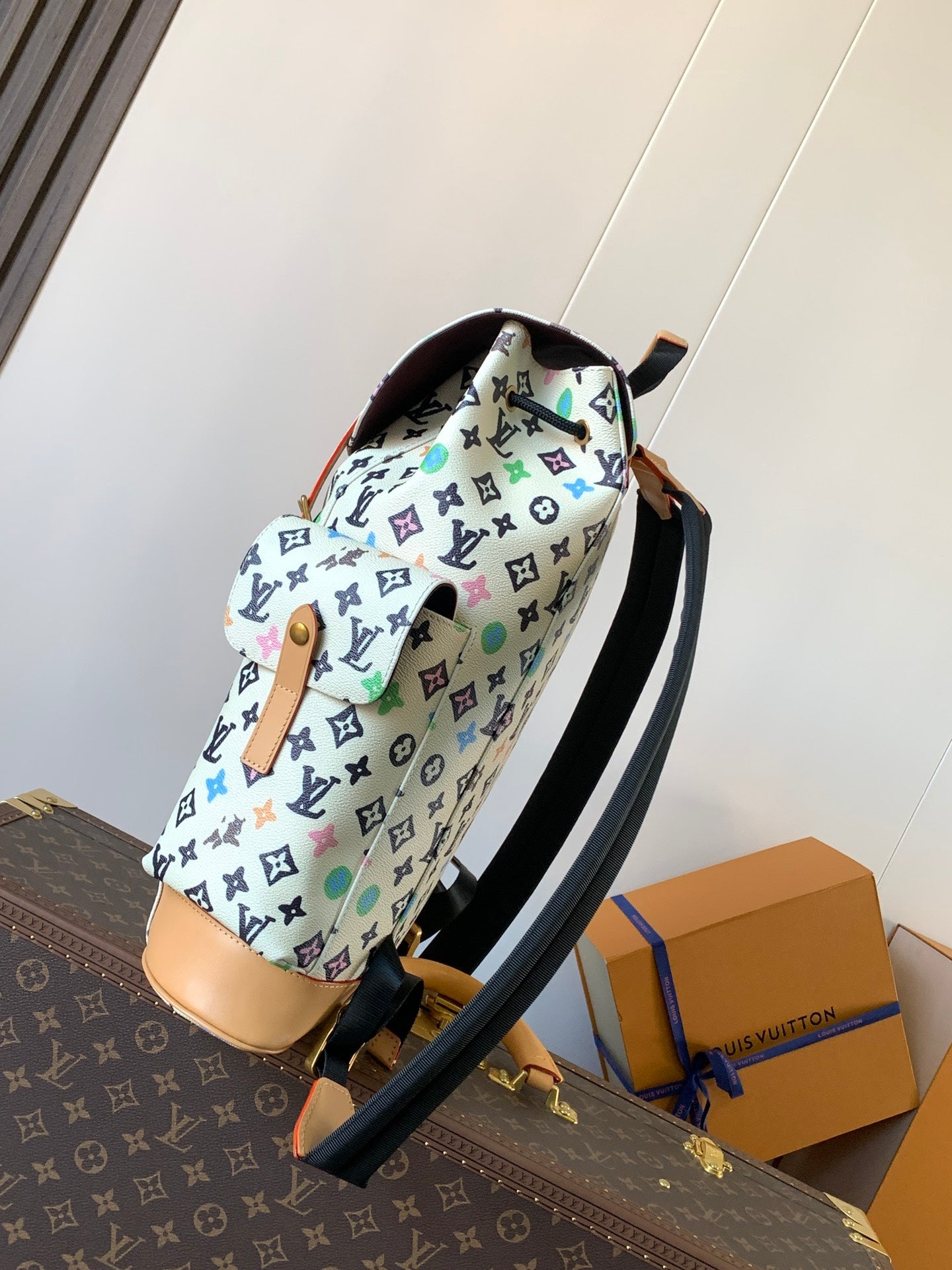 LV Christopher Large Backpack White Monogram Canvas mysite