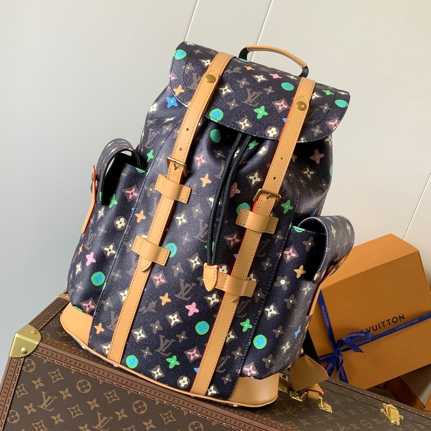 LV Christopher Large Backpack Multicolor Monogram Canvas mysite
