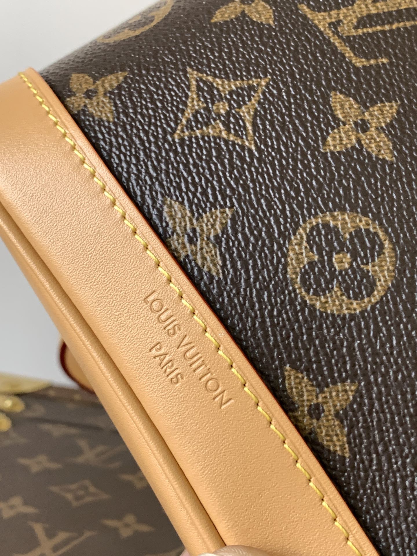 LV Soho Mini Backpack 17cm Brown Beige Monogram Canvas & Cowhide mysite