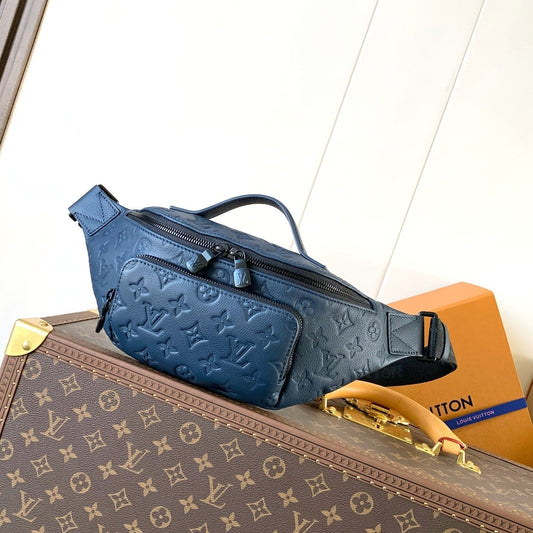 LV M14784 Rush Bumbag Dark Blue Monogram Shadow Calfskin mysite