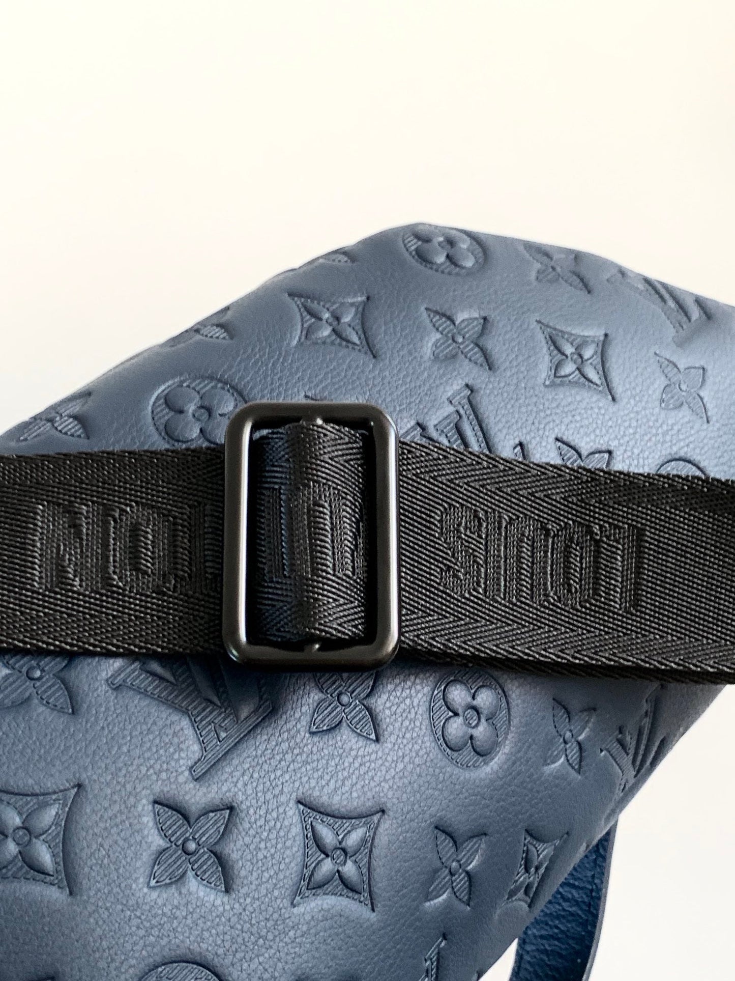 LV M14784 Rush Bumbag Dark Blue Monogram Shadow Calfskin mysite