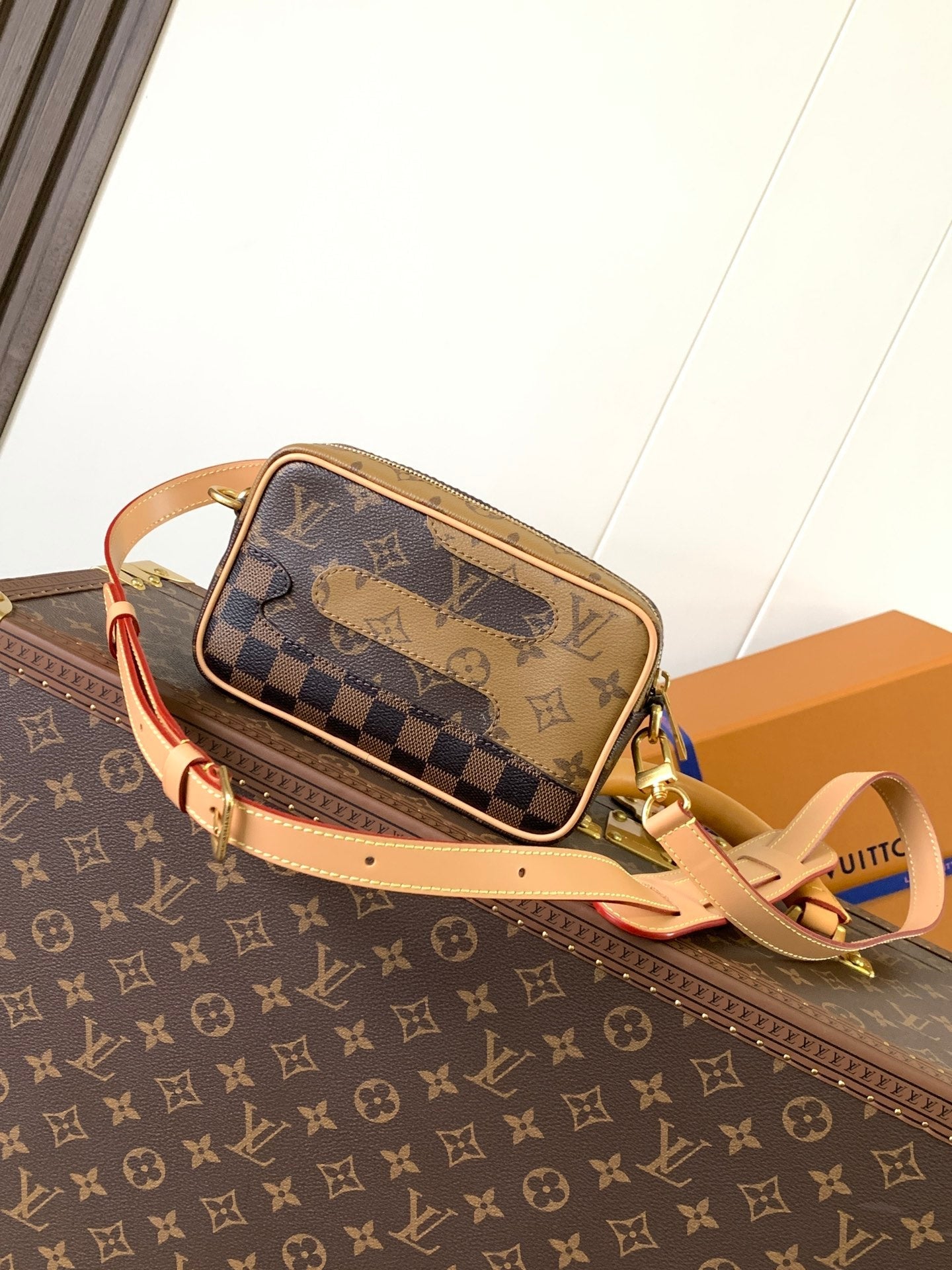 LV Trocadéro Bag Brown Boro Monogram Landscape canvas & Cowhide mysite
