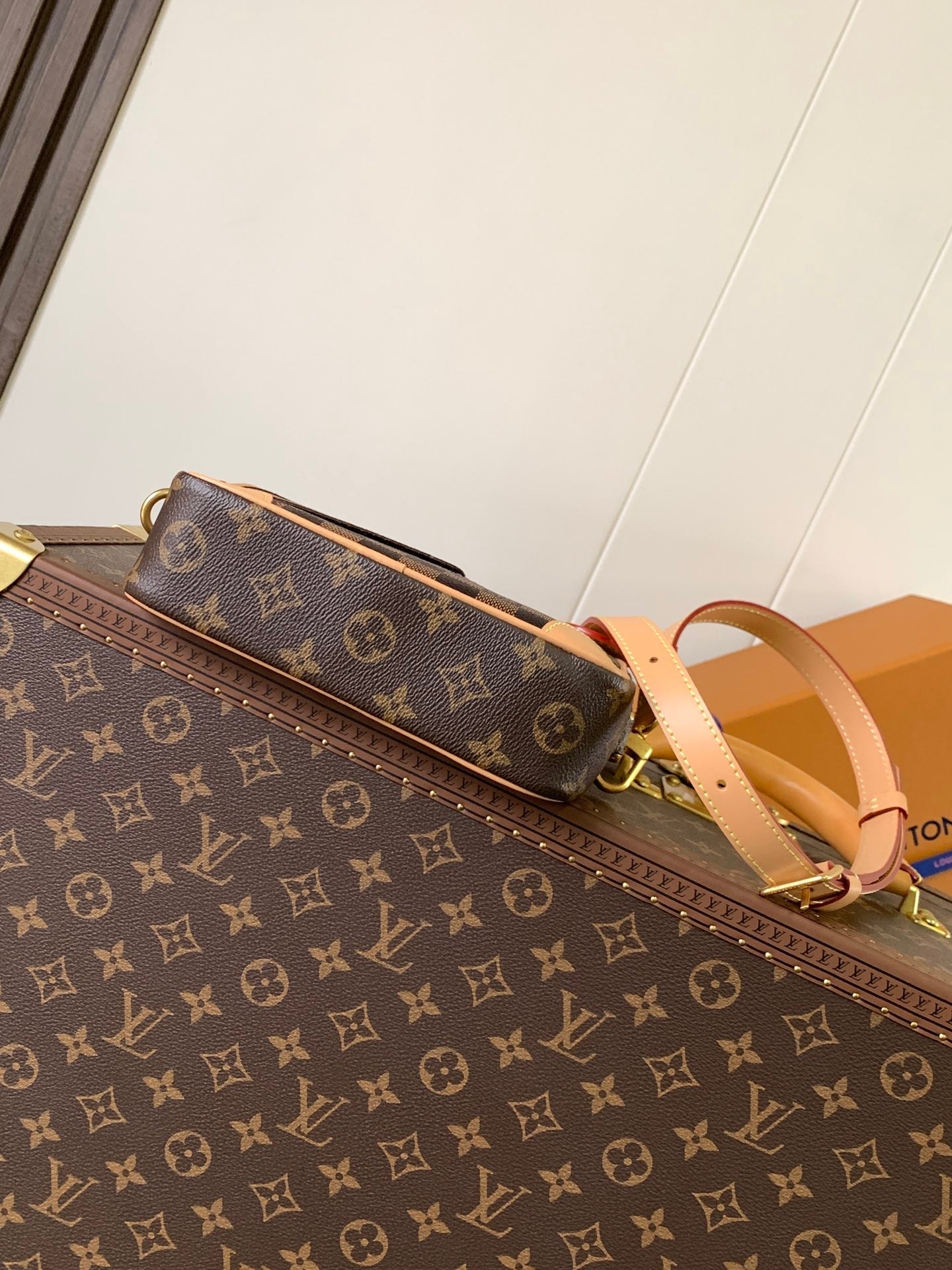 LV Trocadéro Bag Brown Boro Monogram Landscape canvas & Cowhide mysite