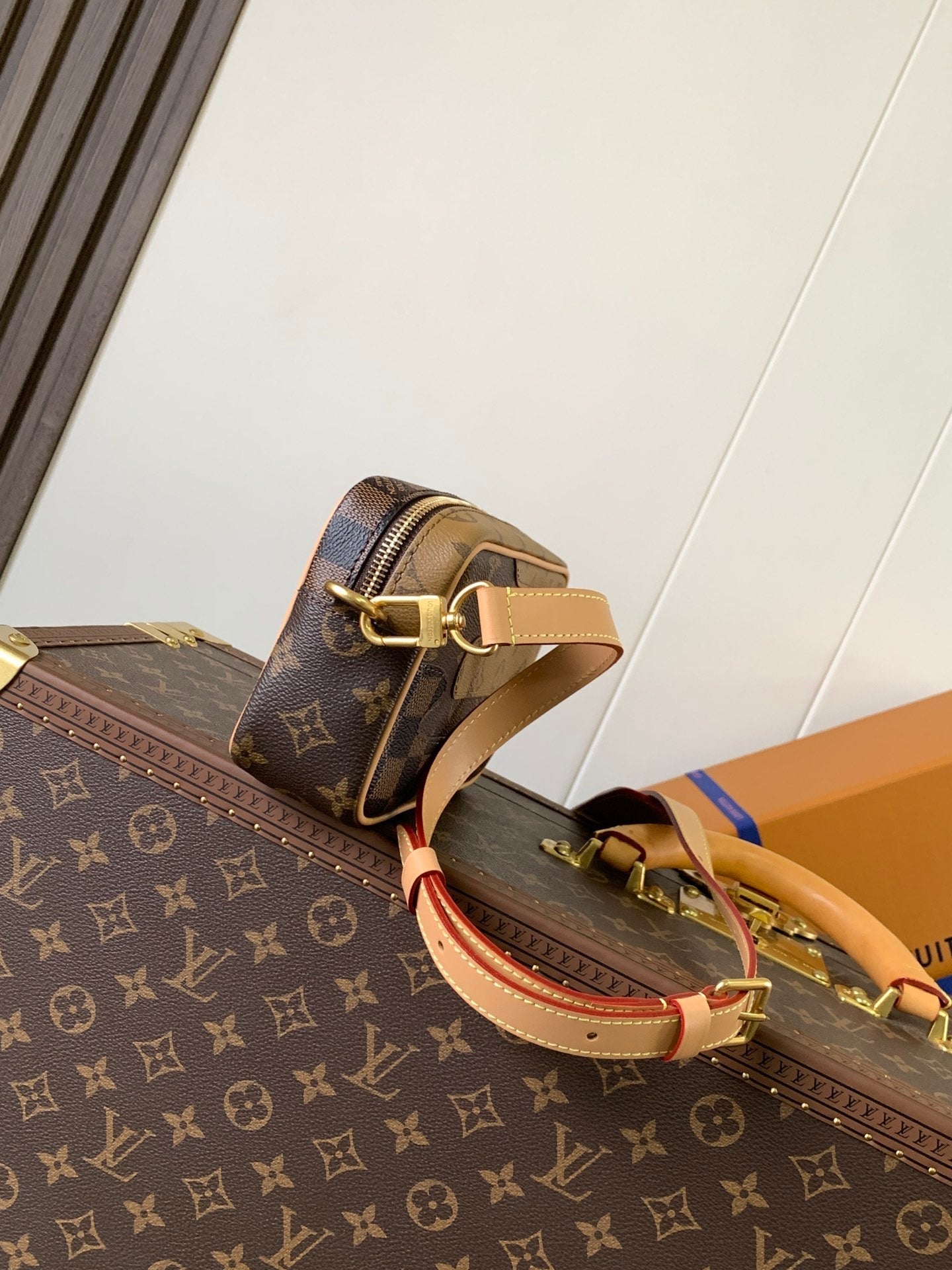 LV Trocadéro Bag Brown Boro Monogram Landscape canvas & Cowhide mysite