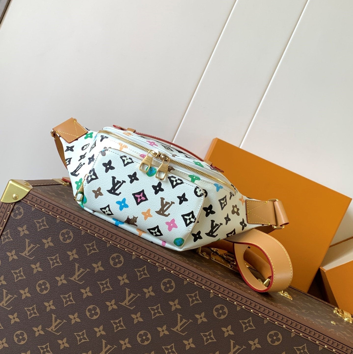 LV x Tyler M24858 Rush Bumbag White Monogram Canvas & Calfskin GHW mysite