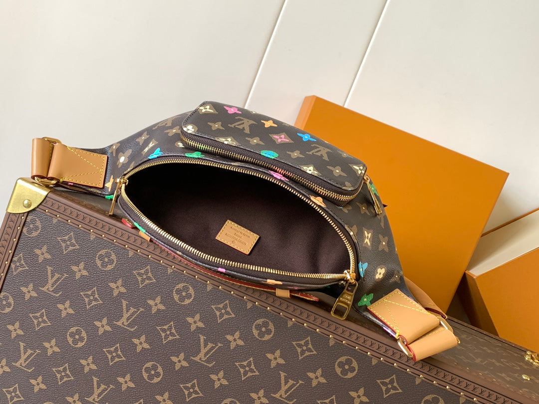 LV x Tyler M24858 Rush Bumbag Brown Monogram Canvas & Calfskin GHW mysite