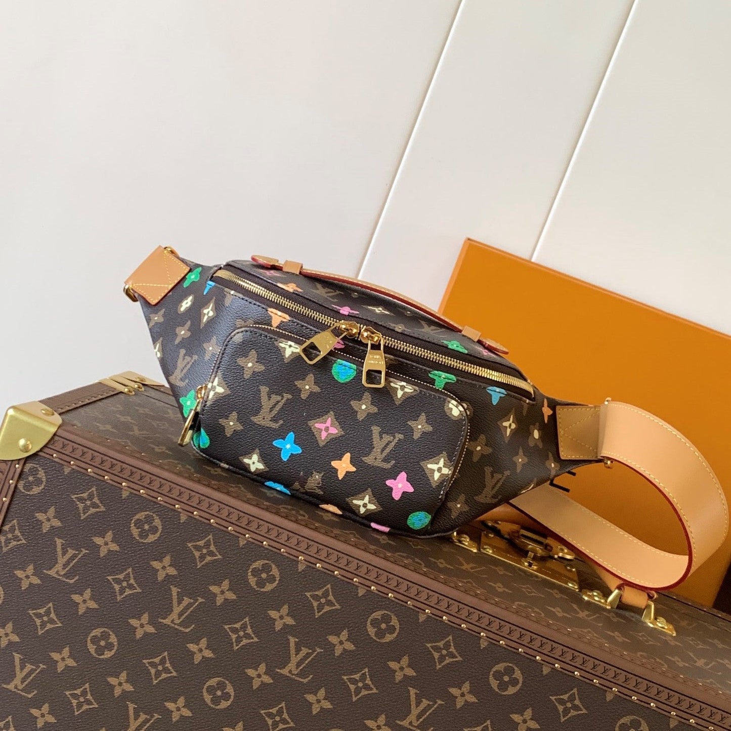 LV x Tyler M24858 Rush Bumbag Brown Monogram Canvas & Calfskin GHW mysite