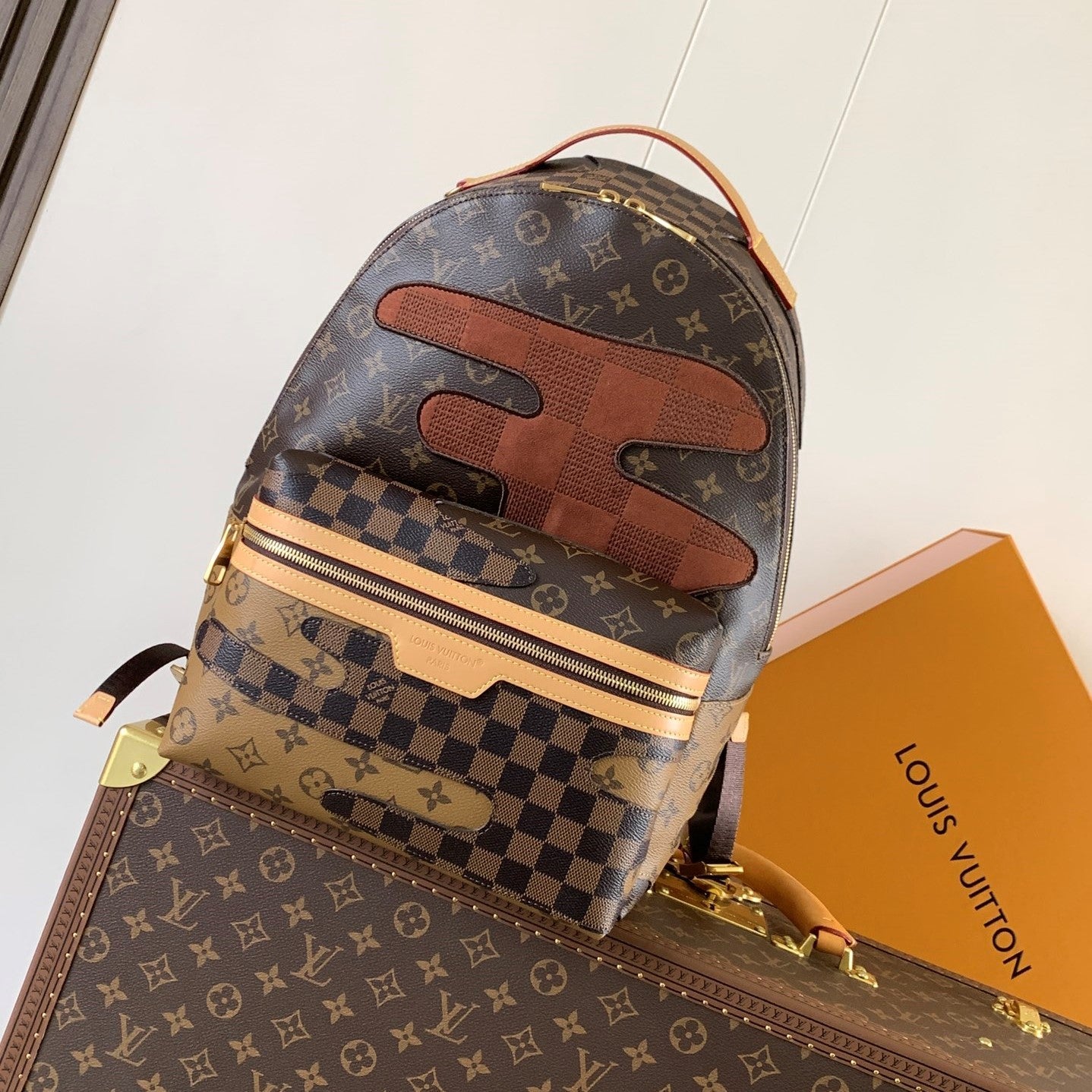 LV Discovery PM Backpack Brown Monogram Landscape Canvas mysite