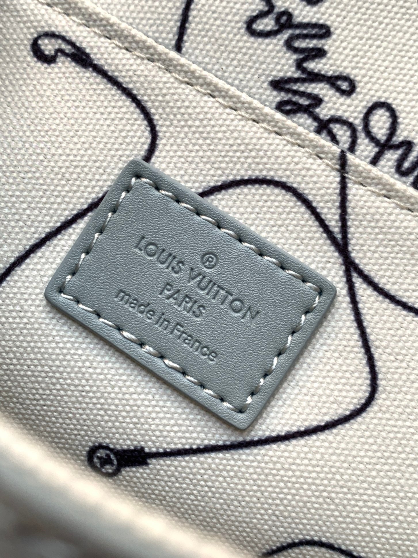 LV M13905 Nano Steamer Bag 15cm Solf Blue White Monogram Silver HW mysite