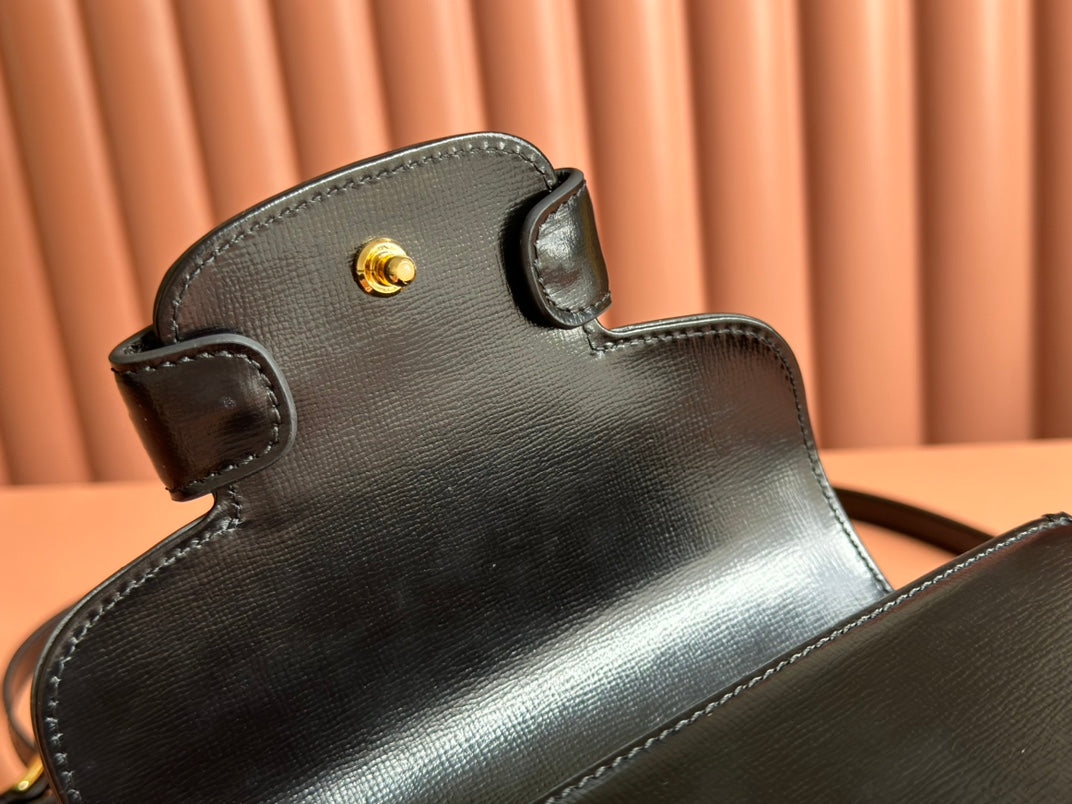 Gucci Horsebit Bag Black Leather 239811 mysite