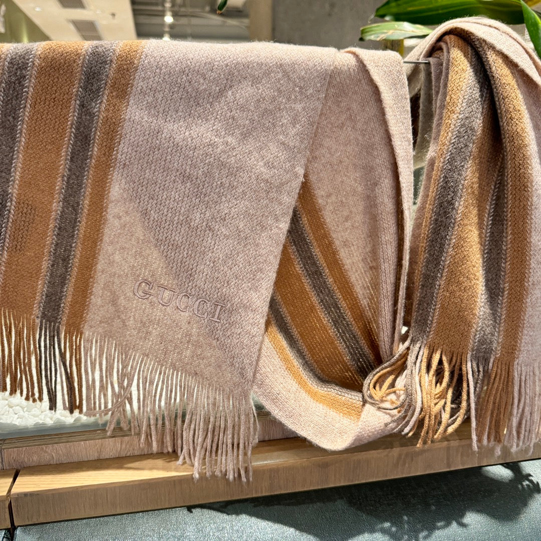 SCARF 180 CM COLORFUL KNIT WOOL 401254 mysite