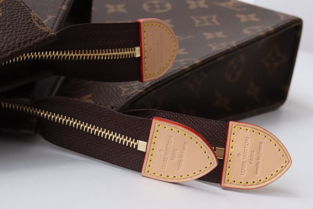 LV Trio Toilet Pouch Brown Monogram Canvas Cowhide 247994 mysite