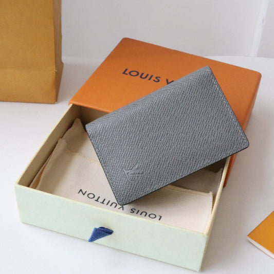 LV M11581 Pocket Organizer Gray Blue Cowhile 224134 mysite