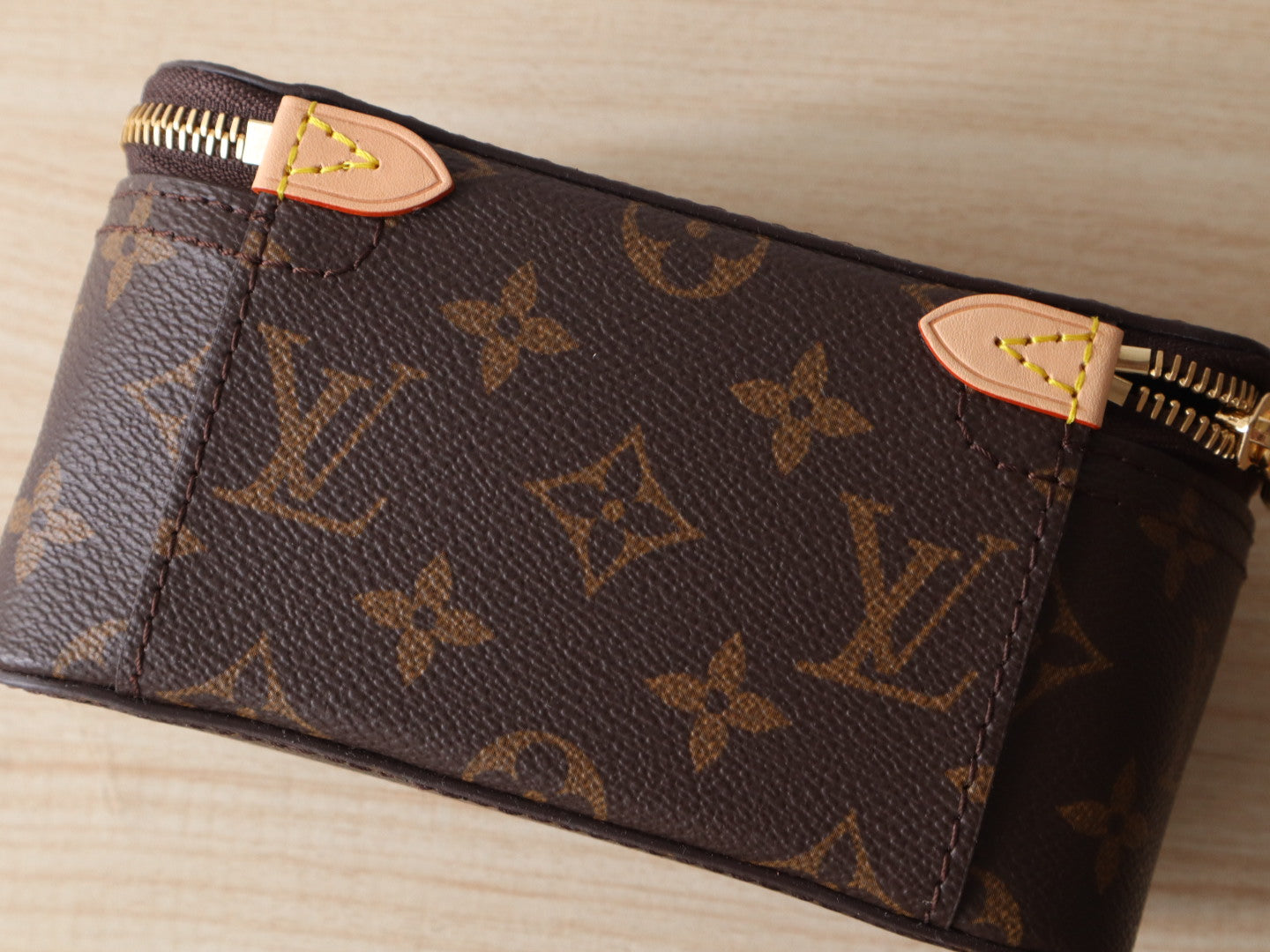 LV M43689 Packing Cube PM Brown Monogram Canvas & Cowhide mysite