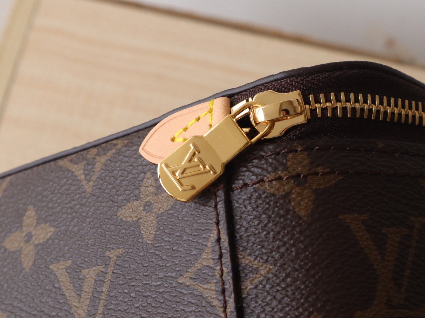 LV M43689 Packing Cube MM Brown Monogram Canvas & Cowhide mysite