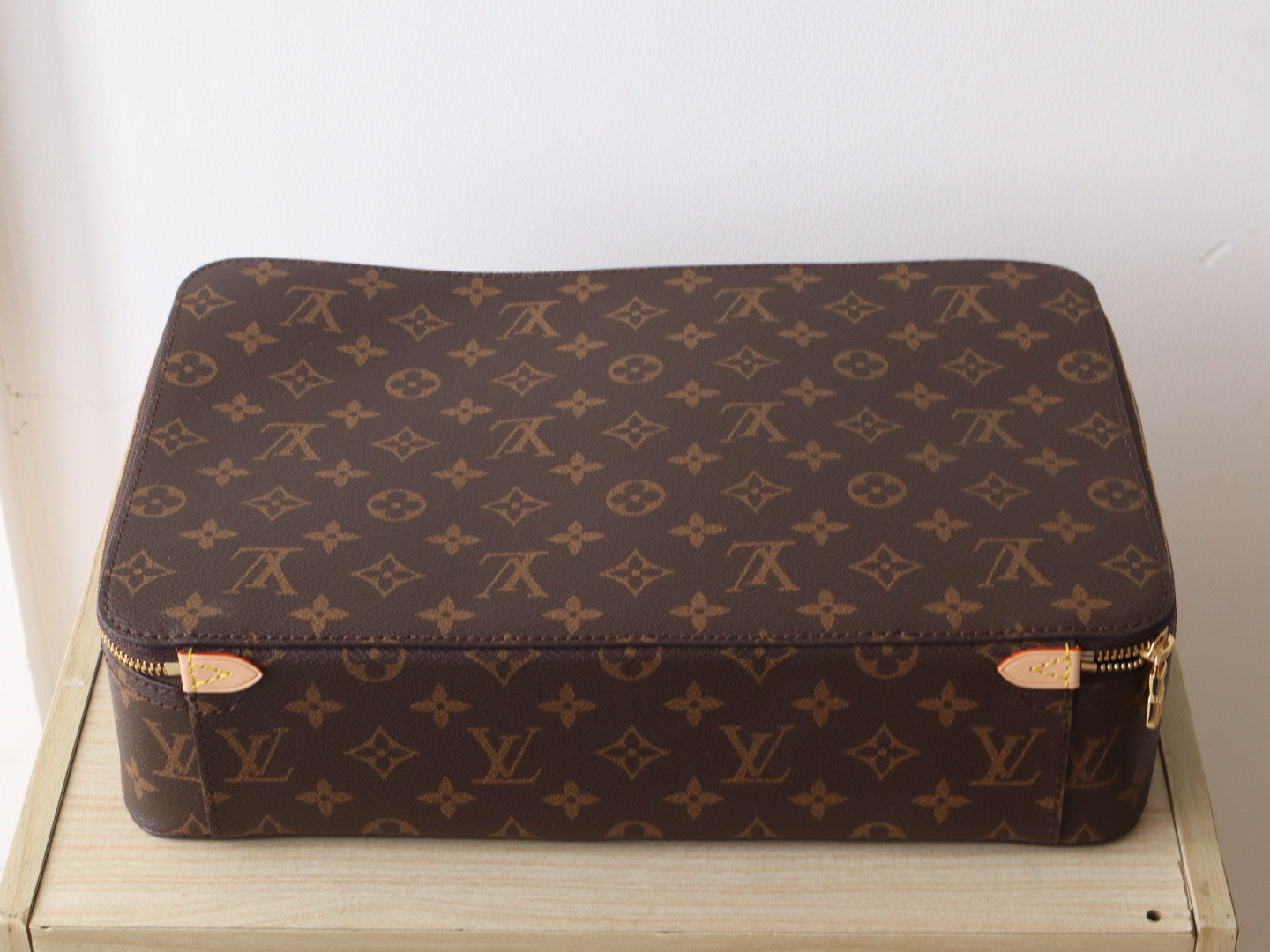LV M43690 Packing Cube Brown Monogram Canvas & Cowhide mysite