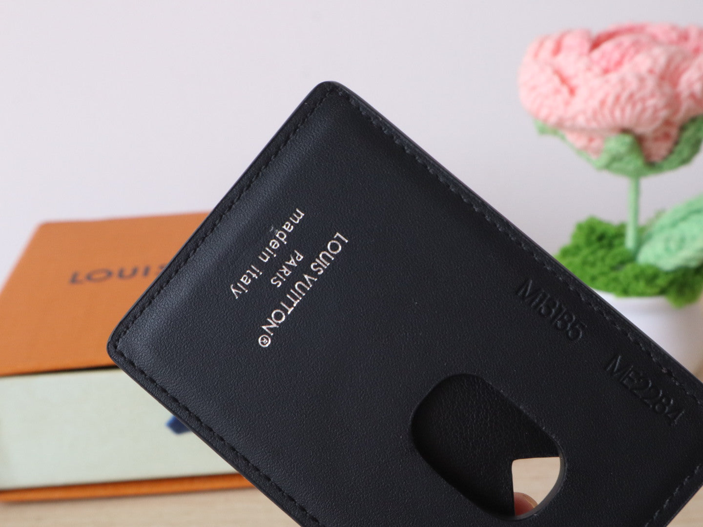 LV Porte-Cartes Magnet Brown Black Monogram Canvas & Cowhide mysite