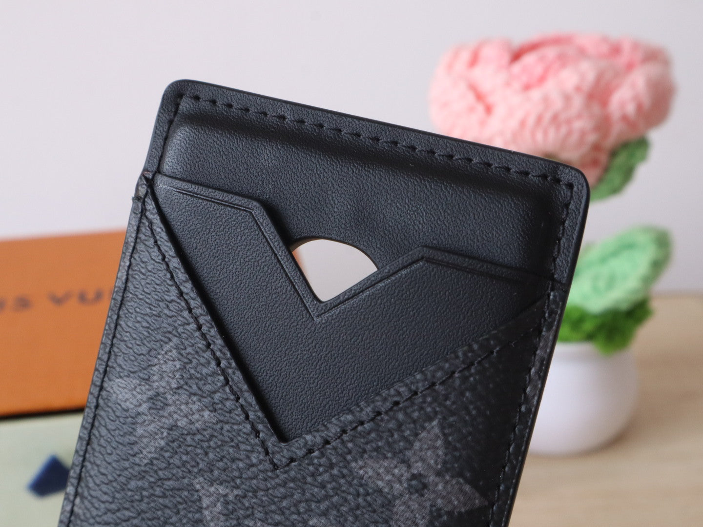 LV Porte-Cartes Magnet c Monogram Canvas & Cowhide mysite