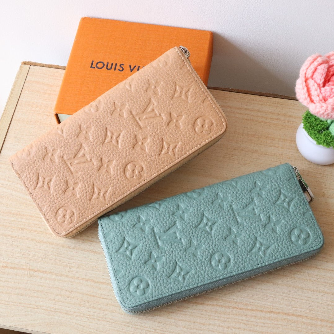 LV Zippy Wallet Vertical Monogram Grained Taurillon Cowhide mysite