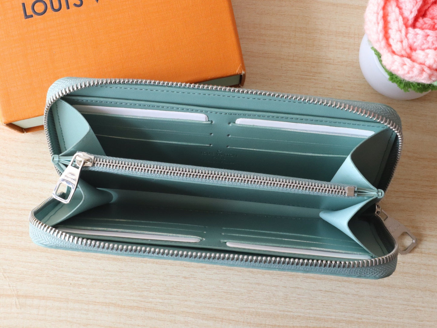 LV Zippy Wallet 19.5cm Monogram Grained Taurillon Cowhide mysite