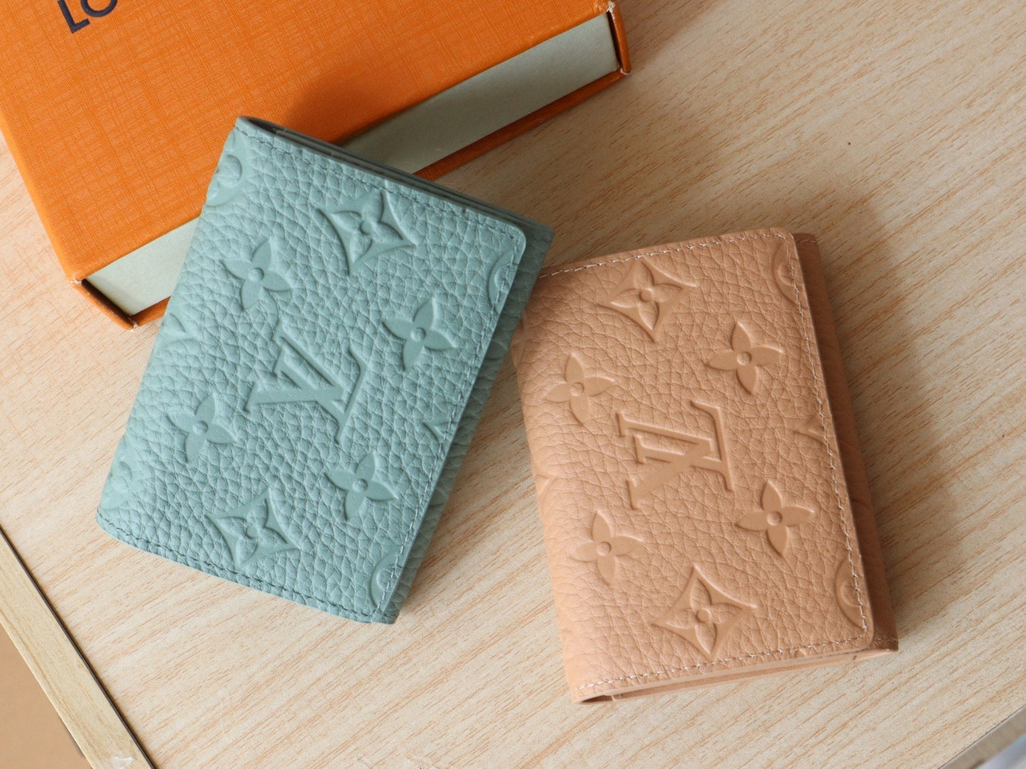 LV Envelope Business Card Holder Monogram Grained Taurillon Cowhide mysite