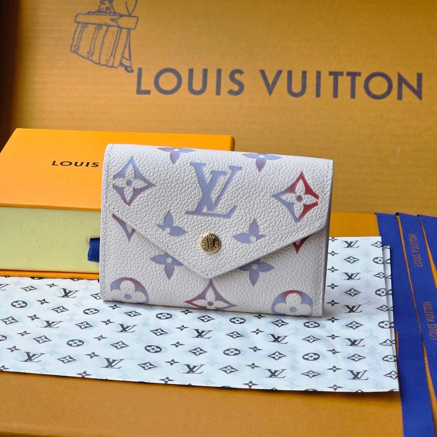 LV M25649 Victorine wallet Dream Beige Embossed Grained Cowhide - Light GHW mysite