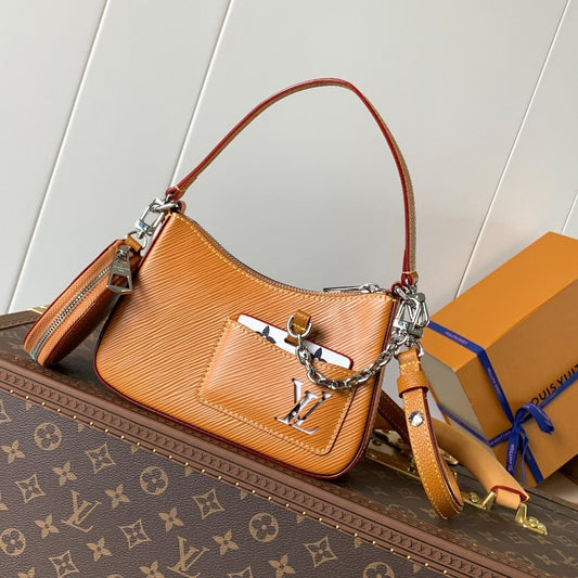 LV Marellini 19cm Caramel Epi Grain Cowhide Metal HW mysite