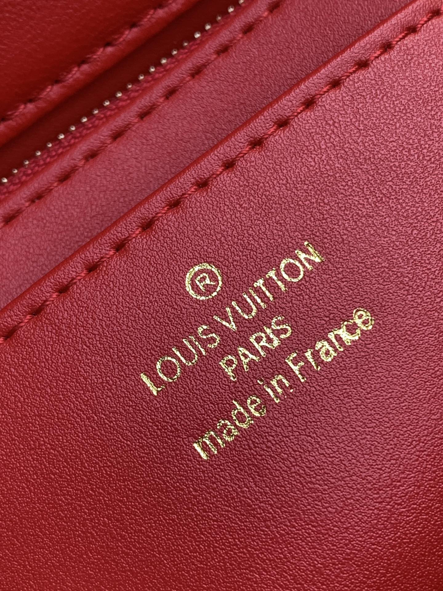 LV GO-14 MM 23cm Red Lambskin GHW mysite