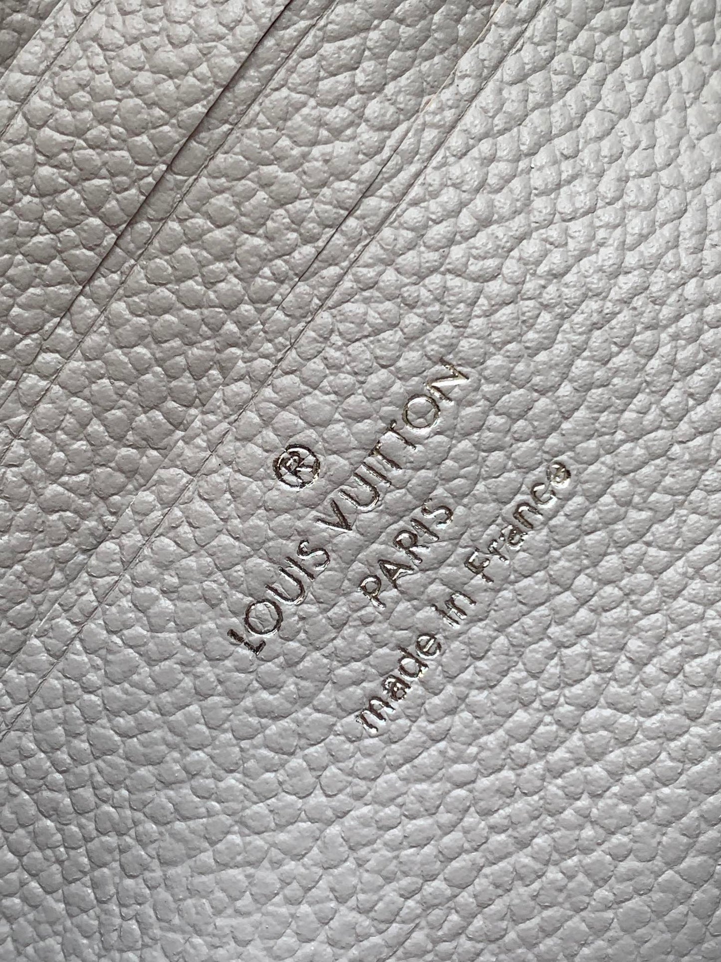 LV WOC 23.5cm Brume Gray Embossed Cowhide Metal HW mysite