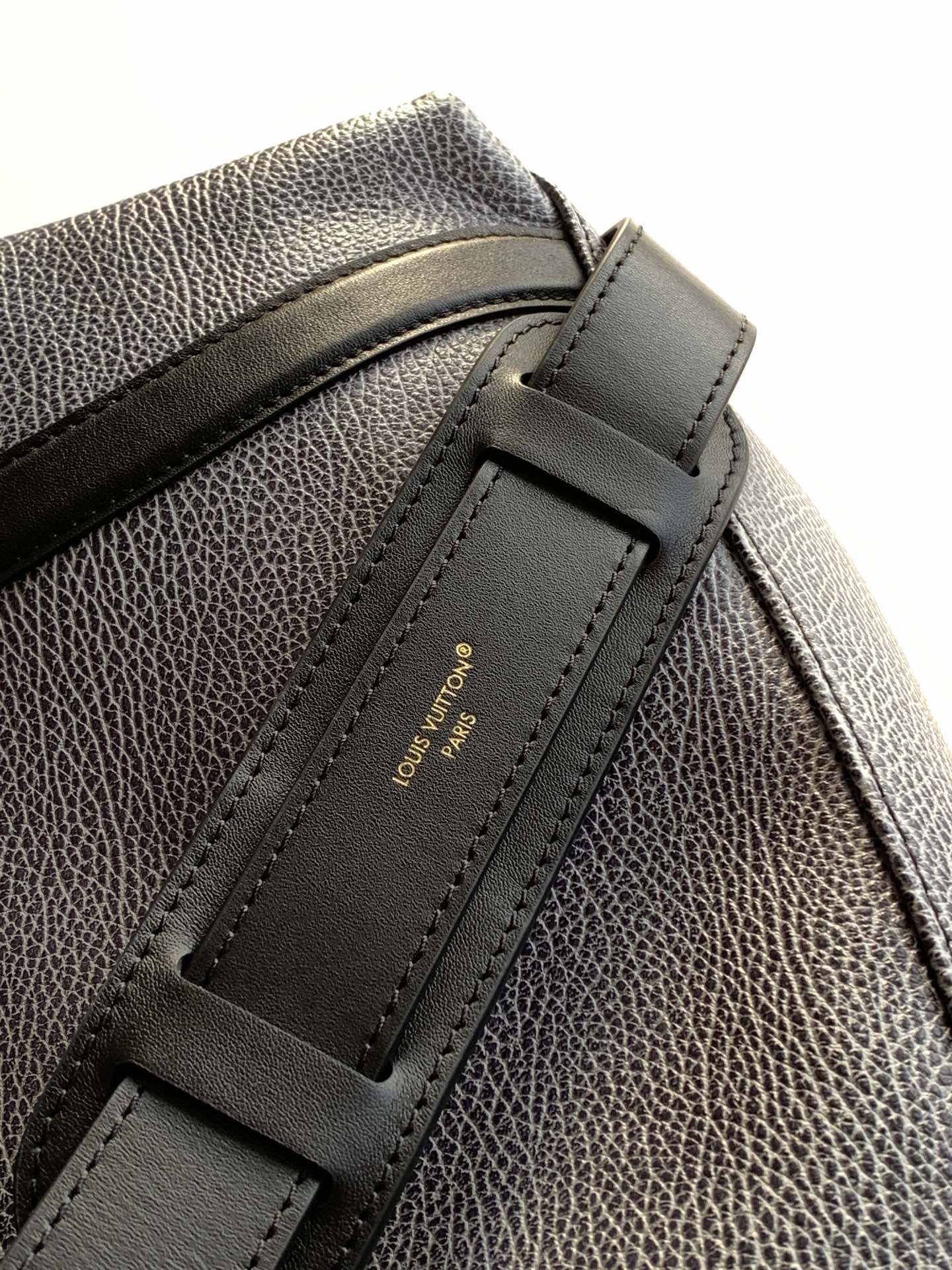 LV Nano LV Biker 38cm Black Light Gray Sheepskin & Cowhide Metal mysite