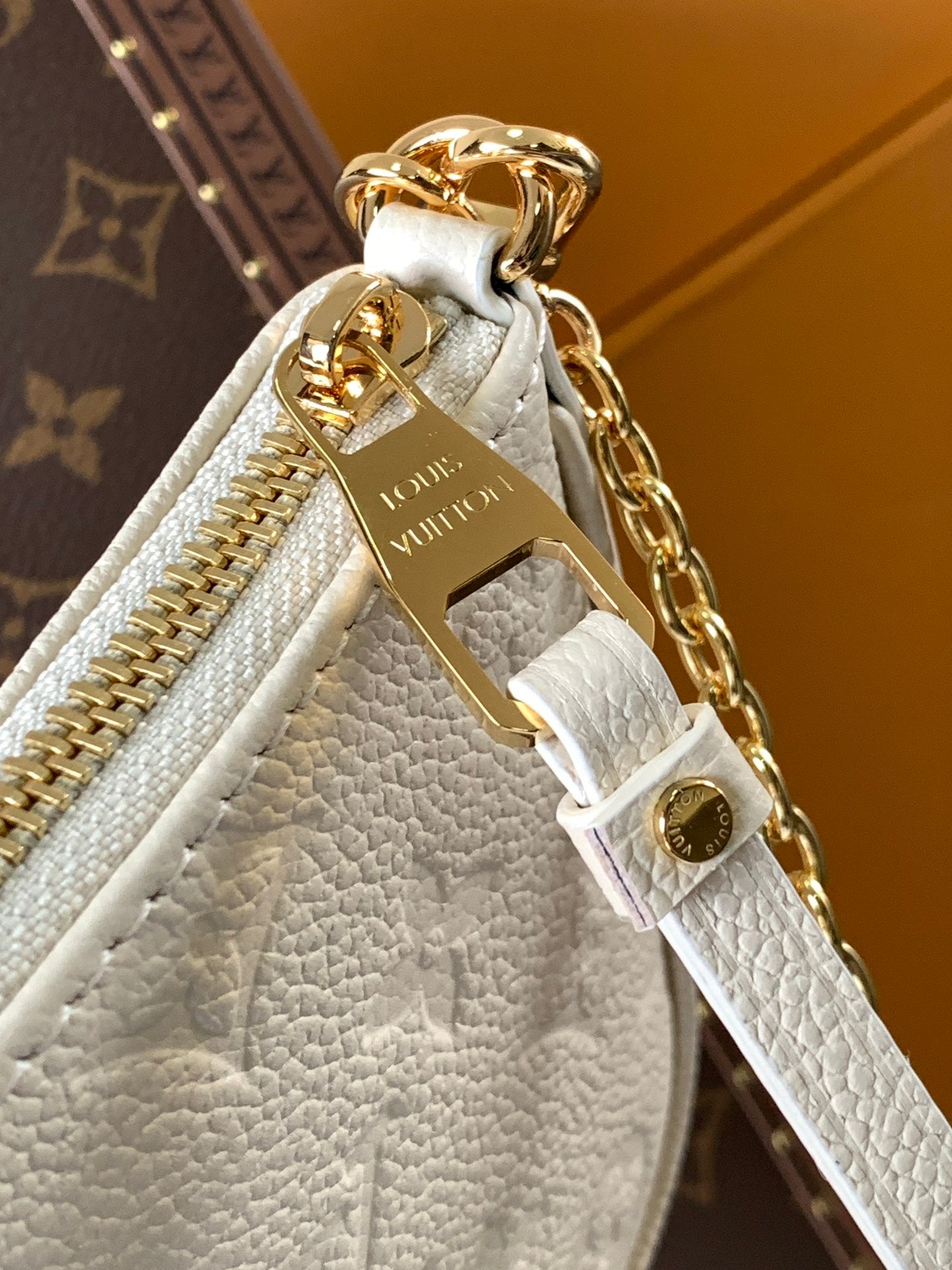 LV Easy Pouch On Strap White Embossed Monogram Empreinte Cowhide 251749 mysite