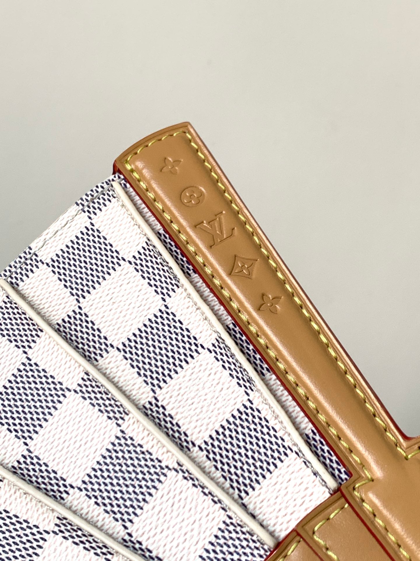 LV SS25 Fan Bag Grey White Damier Graphite 268345 mysite