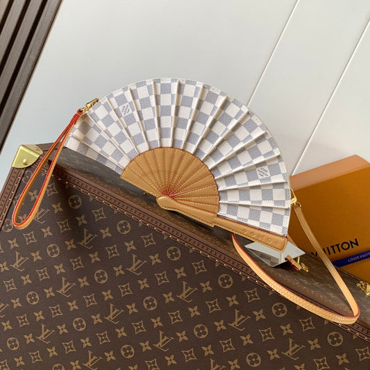 LV SS25 Fan Bag Grey White Damier Graphite 268345 mysite