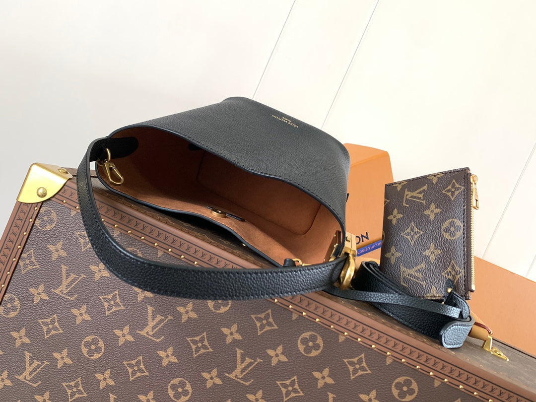 LV Low Key All In BB 16cm Black Cowhide GHW mysite