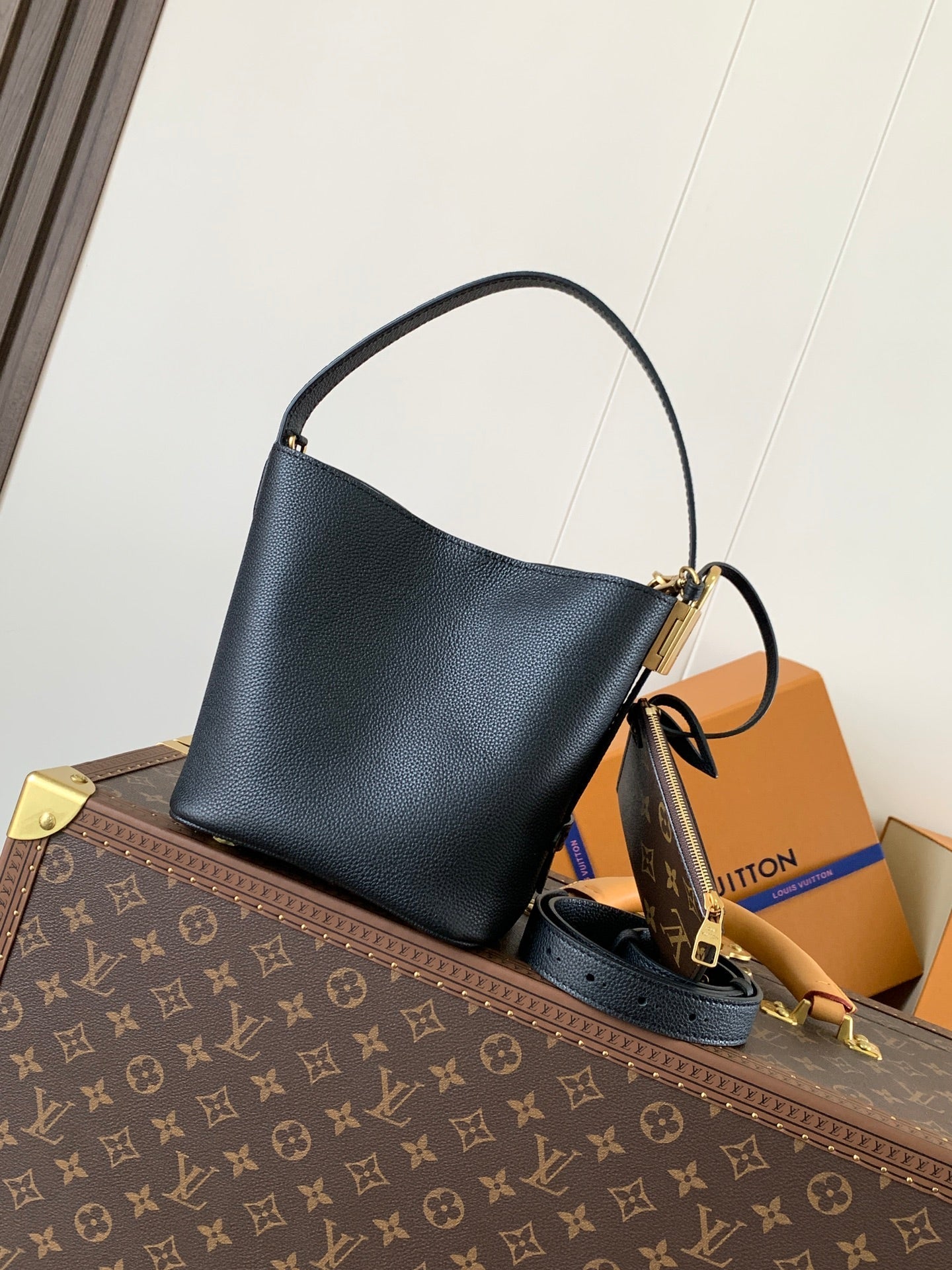 LV Low Key All In BB 16cm Black Cowhide GHW mysite