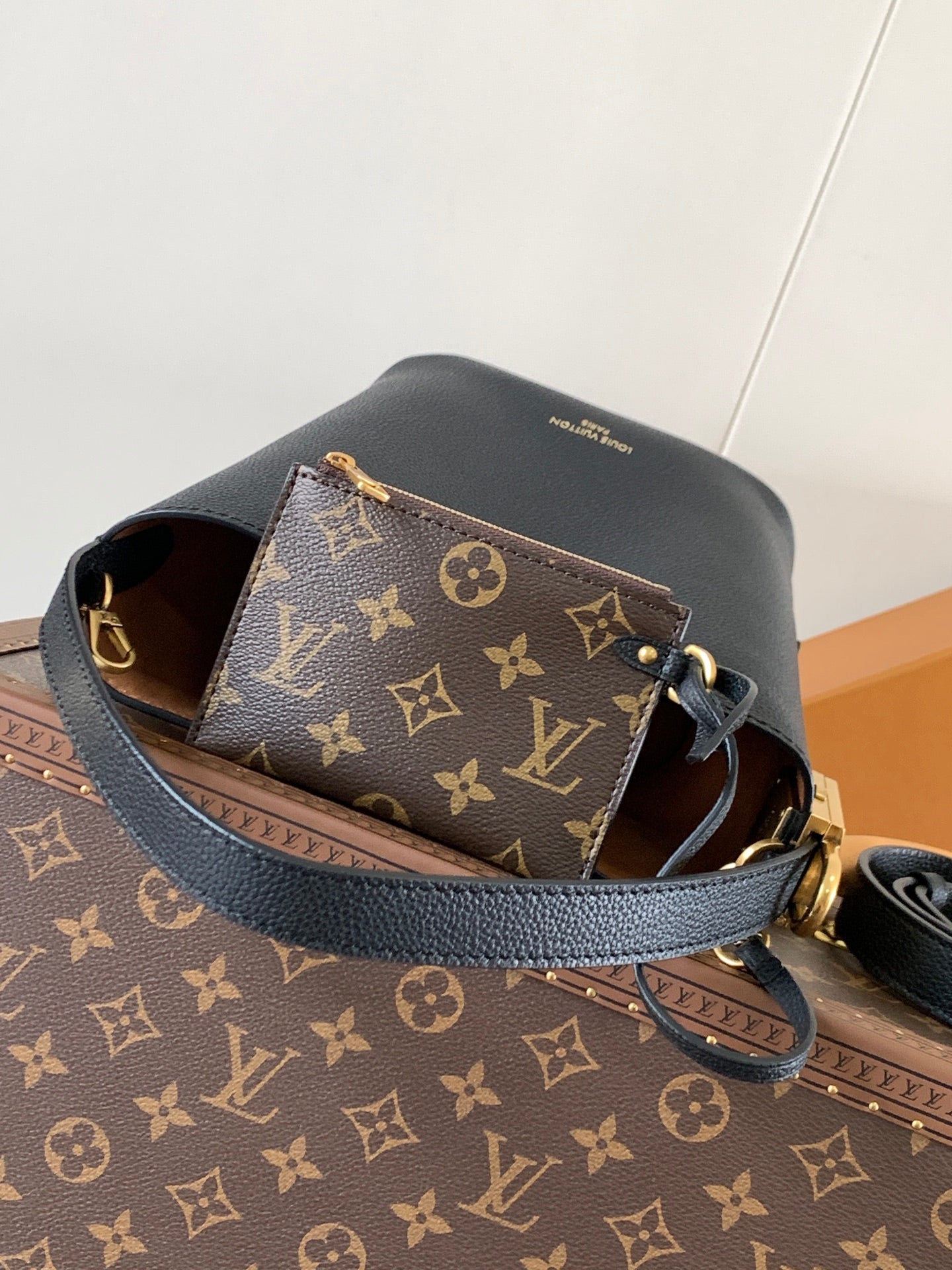 LV Low Key All In BB 16cm Black Cowhide GHW mysite