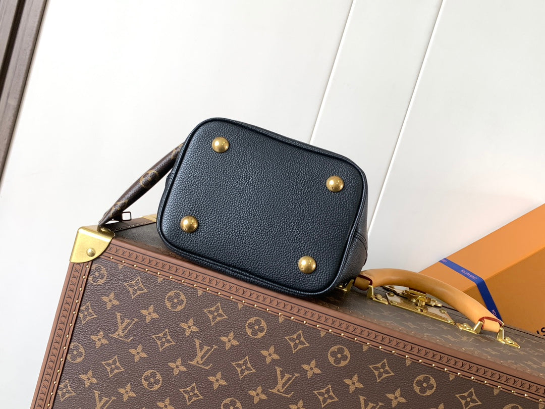 LV Low Key All In BB 16cm Black Cowhide GHW mysite